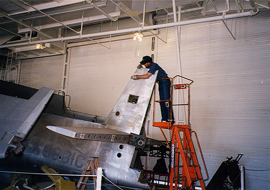 TBM_09.jpg - Fabric elevators removed and entire plane cleaned with scothbrite until all surfaces were spotless.